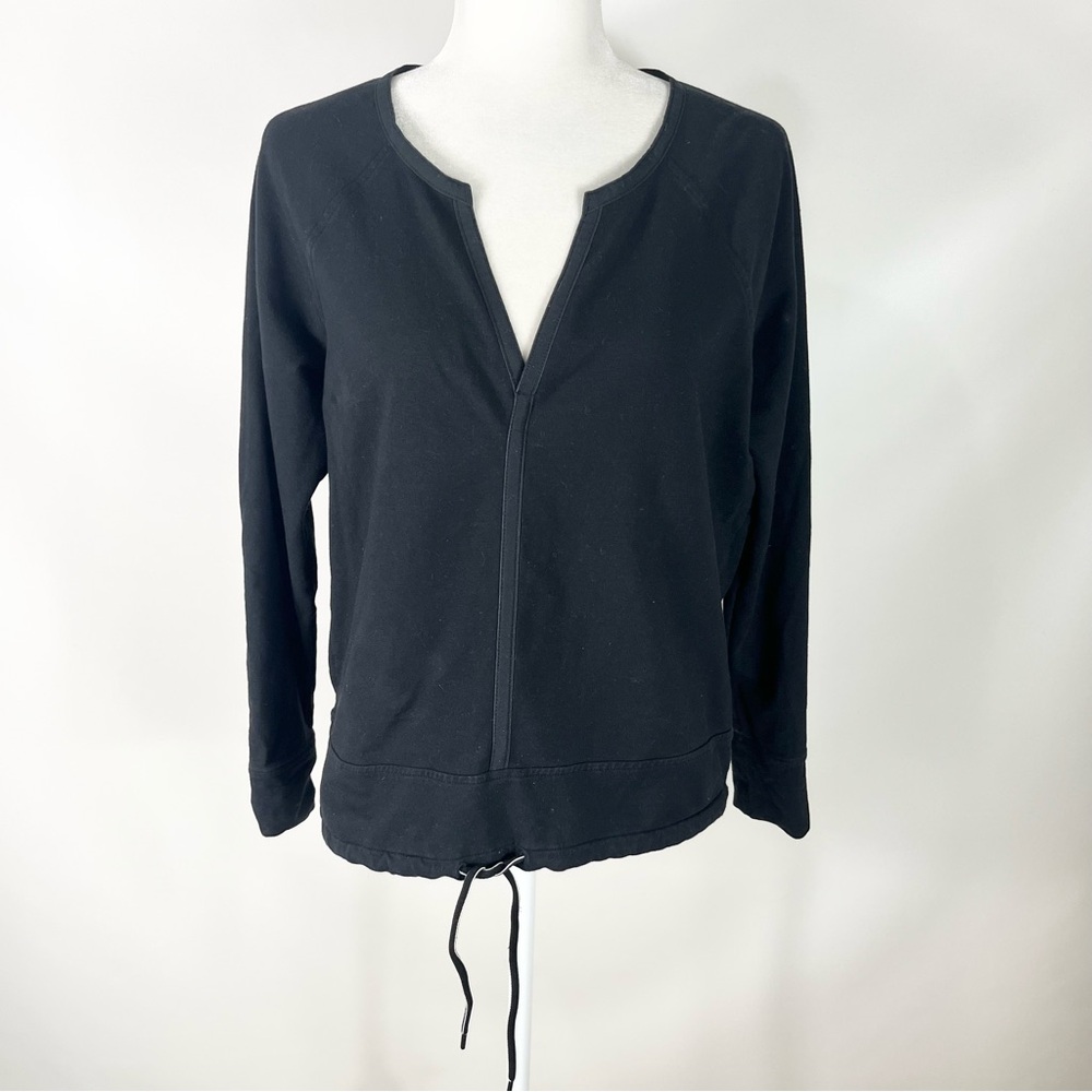 Athleta Sentry Yoga Tie Sweatshirt Size Medium